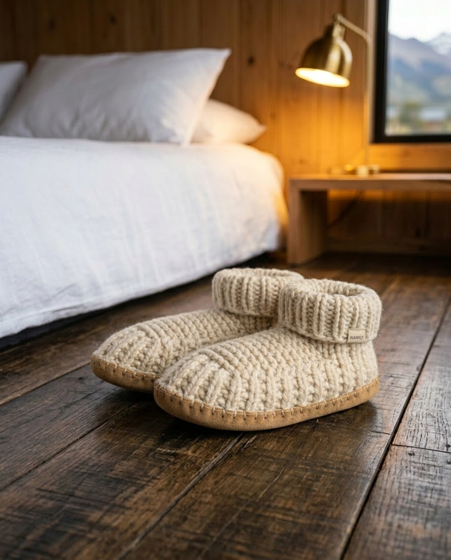 Pantufla Rustic crema