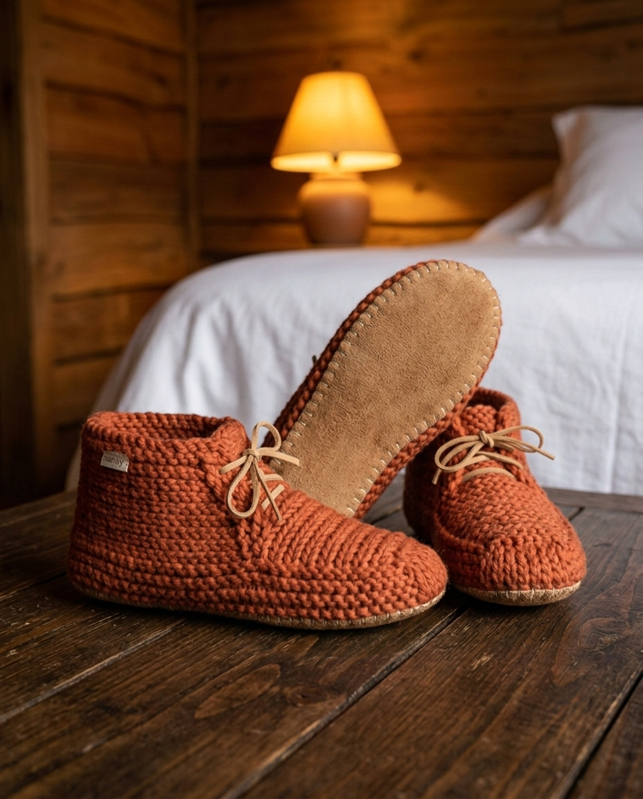 Pantufla Wendy terracota